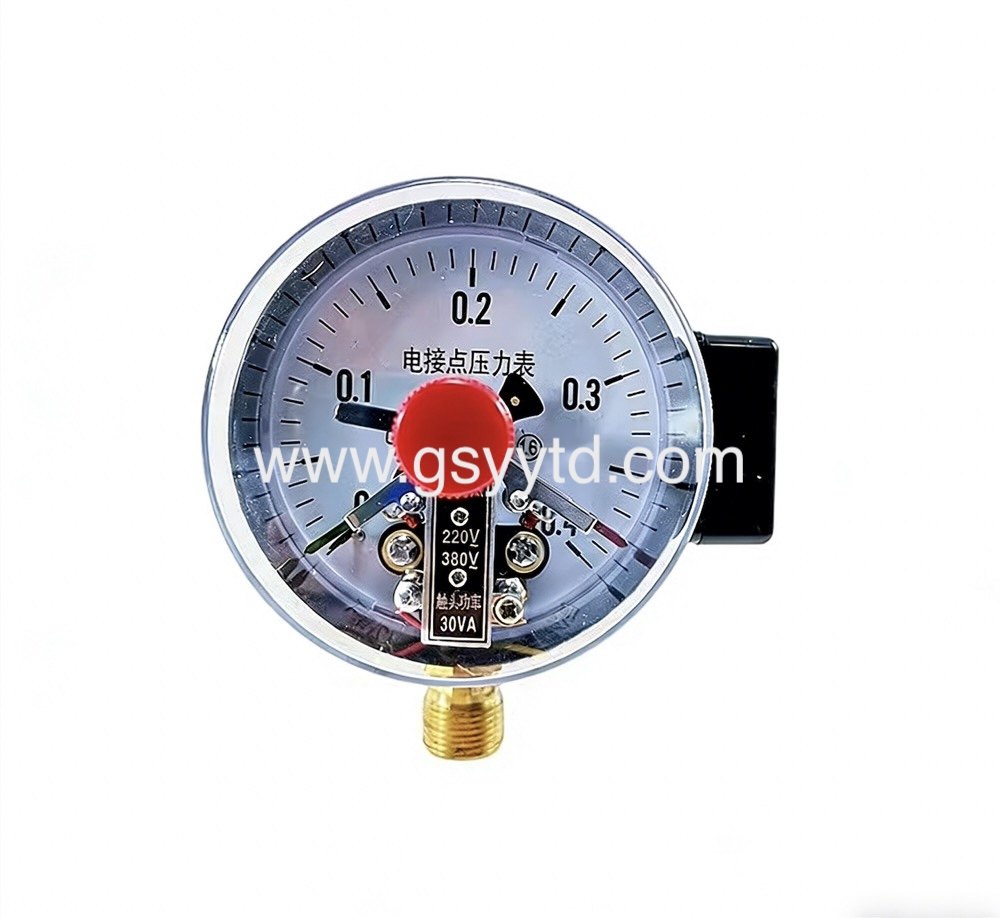Pressure Gauge With Electric Contact